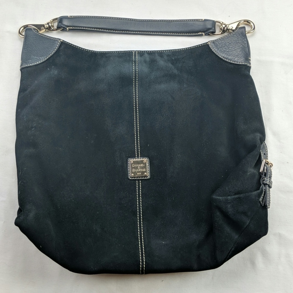 Dooney & Bourke Black Suede Handbag
